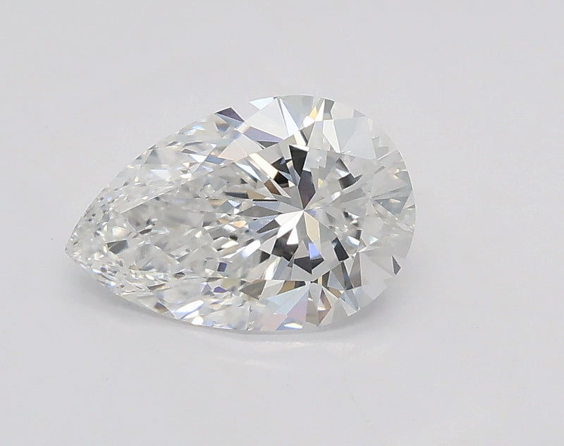 Lab-Grown 1.01 Carat Pear Shape Diamond color D Clarity VVS2, precious stones, engagement diamonds