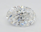 Lab-Grown 1.01 Carat Oval Shape Diamond color D Clarity VS1, precious stones, engagement diamonds