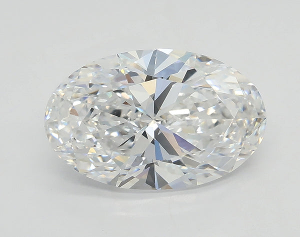 Lab-Grown 2.02 Carat Oval Shape Diamond color D Clarity VVS2 With GIA Certificate, precious stones, engagement diamonds