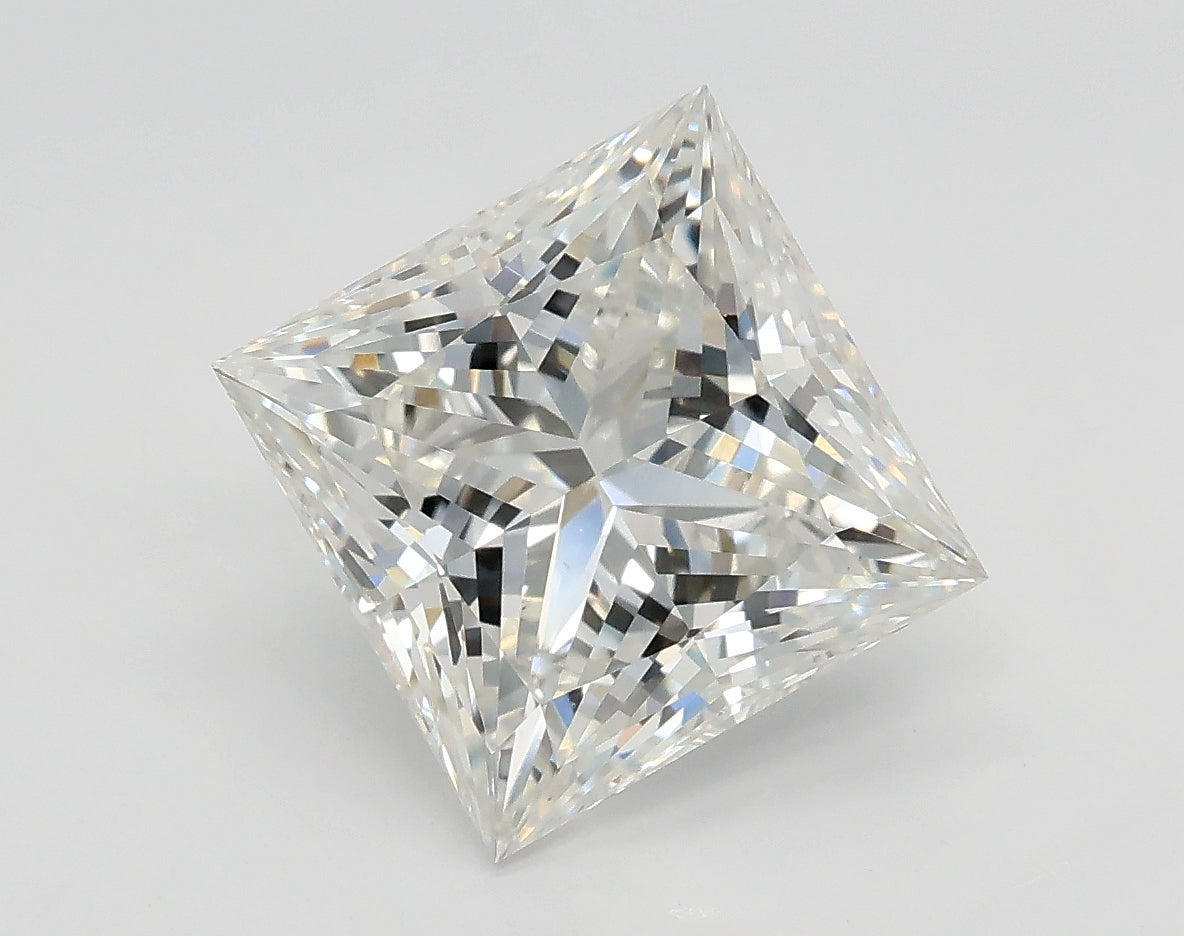 Lab-Grown 2.57 Carat Princess Cut Diamond color F Clarity VS1 With GIA Certificate, precious stones, engagement diamonds