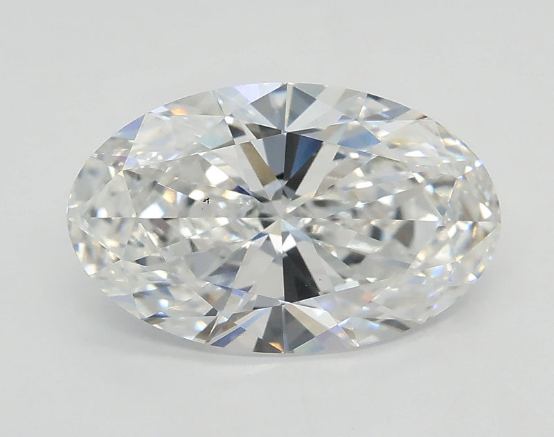 Lab-Grown 2.02 Carat Oval Shape Diamond color D Clarity VVS2 With GIA Certificate, precious stones, engagement diamonds