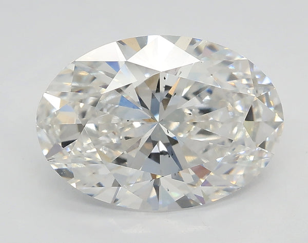 Lab-Grown 2.50 Carat Oval Shape Diamond color E Clarity SI1, precious stones, engagement diamonds