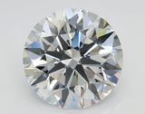 Lab-Grown 2.58 Carat Round Brilliant Diamond color E Clarity VVS1, precious stones, engagement diamonds