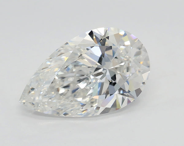 Lab-Grown 2.70 Carat Pear Shape Diamond color E Clarity VS1 With GIA Certificate, precious stones, engagement diamonds