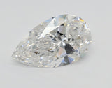 Lab-Grown 1.03 Carat Pear Shape Diamond color D Clarity VVS2, precious stones, engagement diamonds