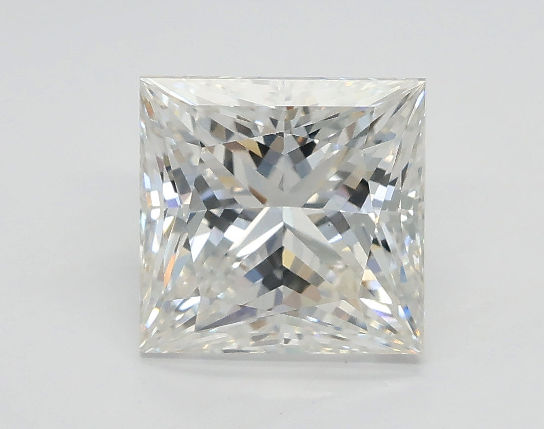 Lab-Grown 2.50 Carat Princess Cut Diamond color F Clarity VS2 With GIA Certificate, precious stones, engagement diamonds