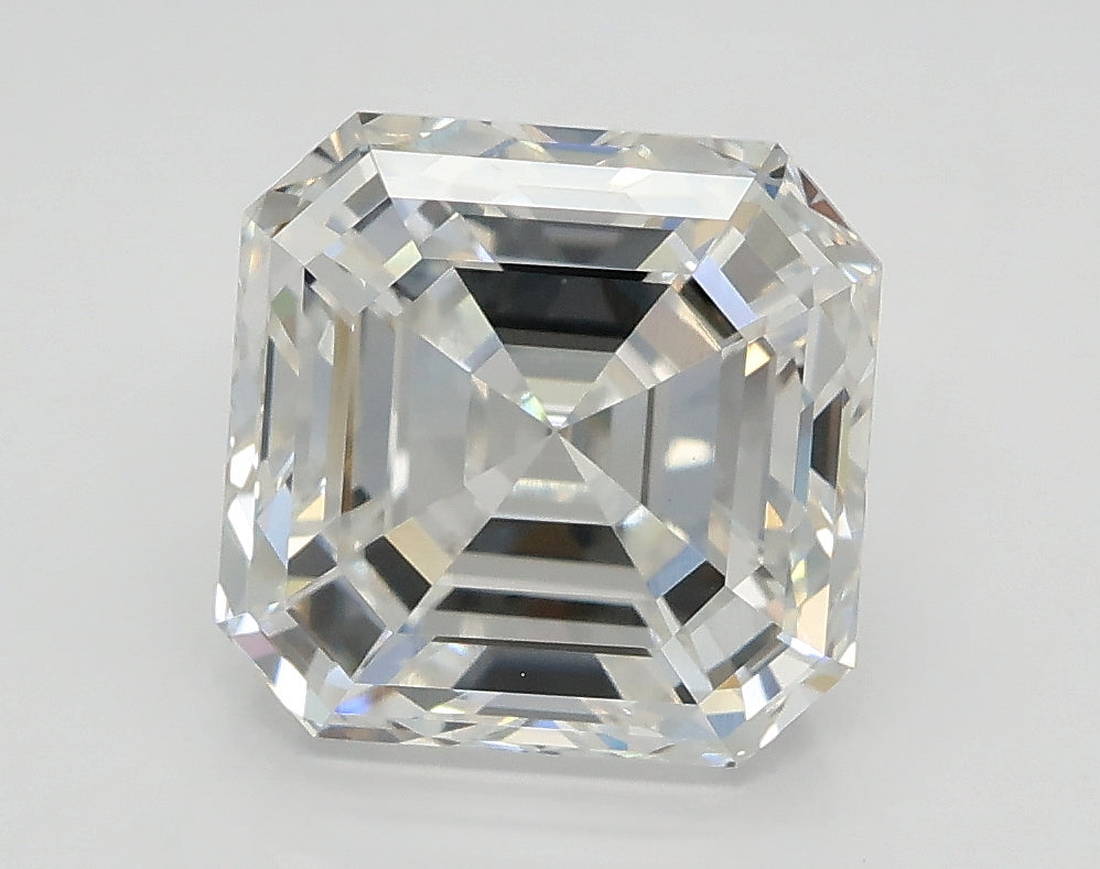 Lab-Grown 2.90 Carat Asscher Cut Diamond color F Clarity VVS2 With GIA Certificate, precious stones, engagement diamonds