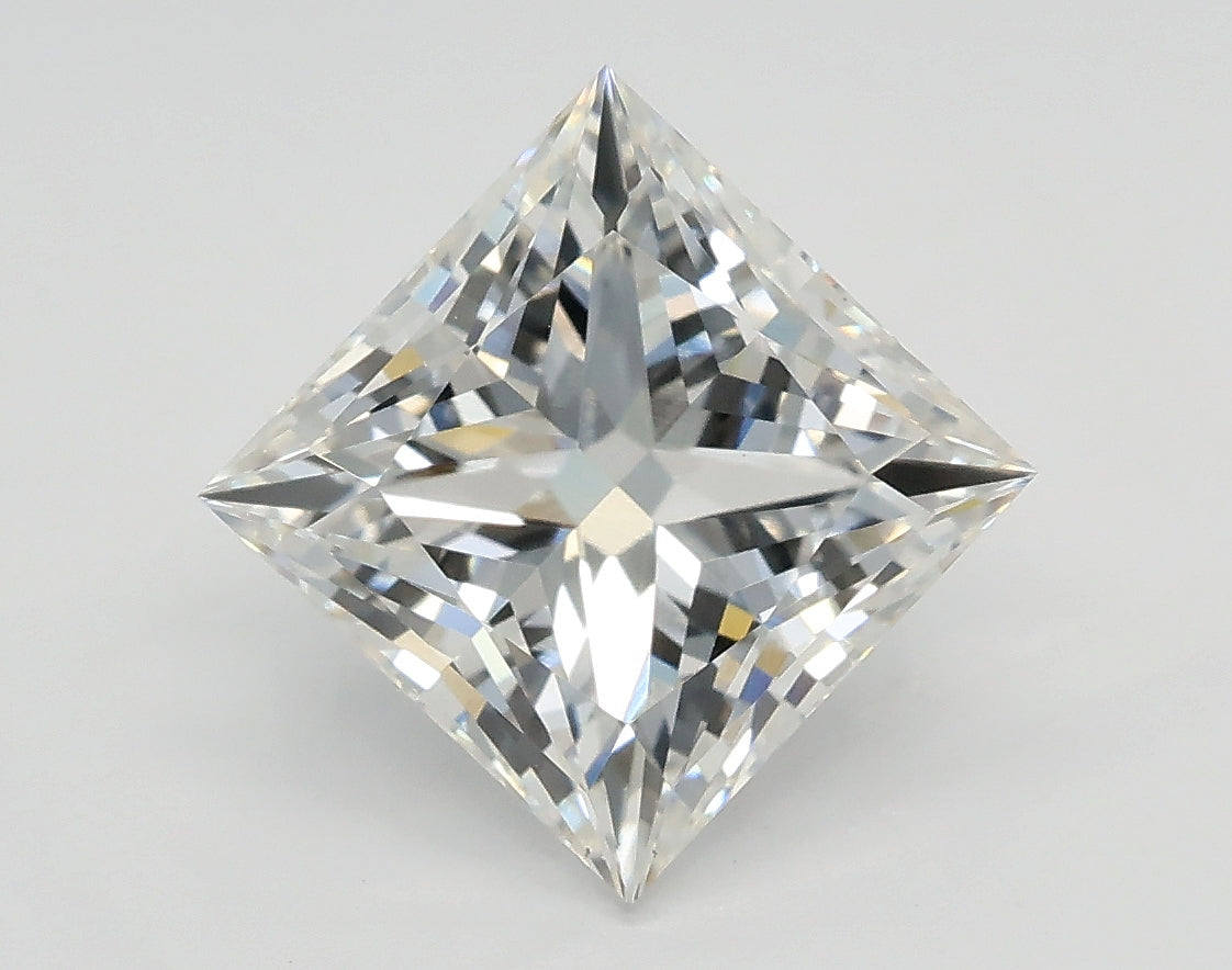 Lab-Grown 2.50 Carat Princess Cut Diamond color F Clarity VS2 With GIA Certificate, precious stones, engagement diamonds