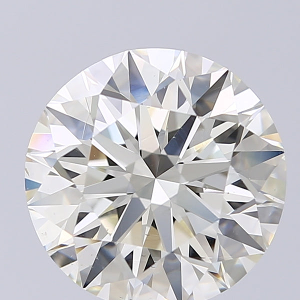 Lab-Grown 4.31 Carat Round Brilliant Diamond color K Clarity SI1 With GIA Certificate, precious stones, engagement diamonds