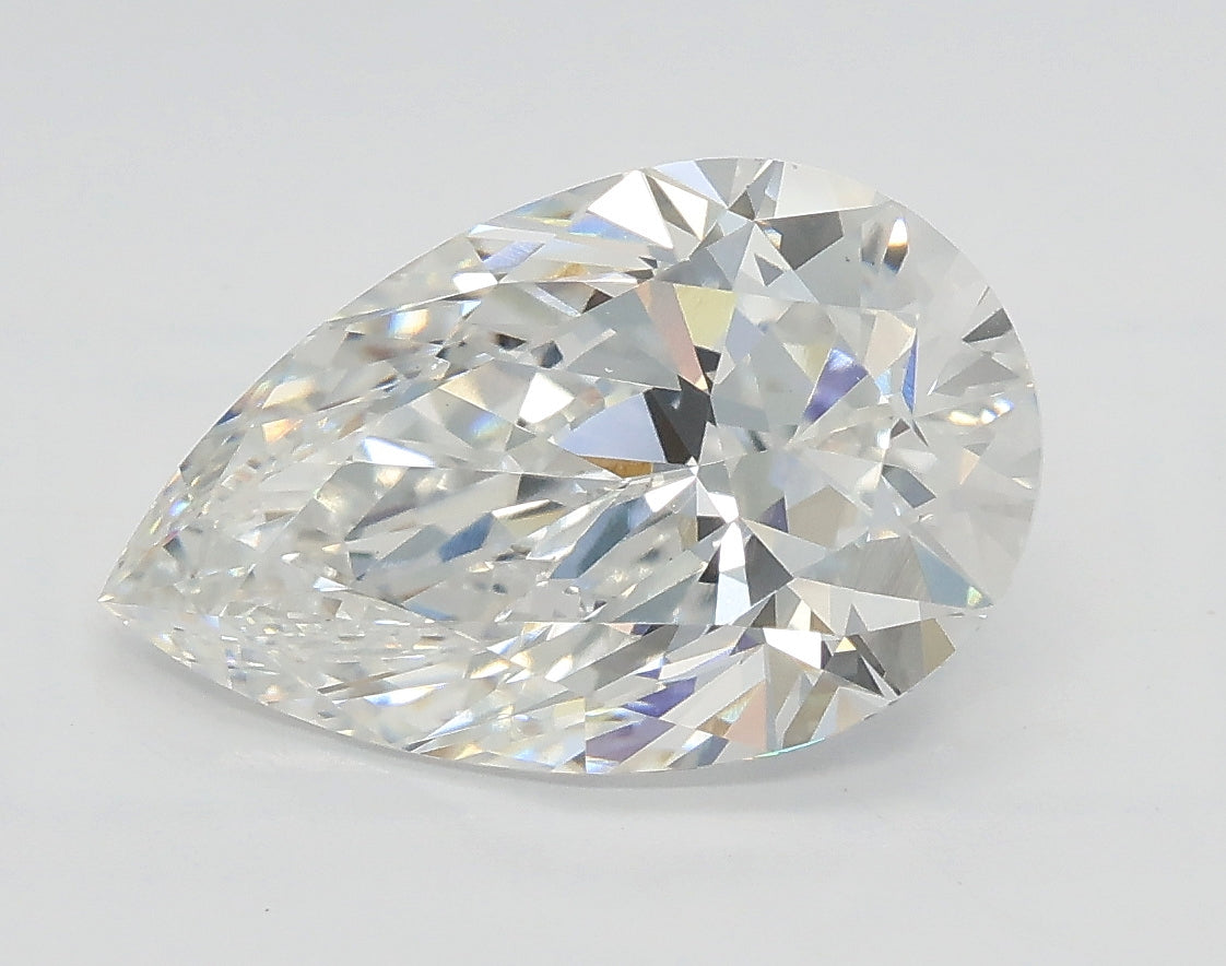 Lab-Grown 2.51 Carat Pear Shape Diamond color E Clarity VS1 With GIA Certificate, precious stones, engagement diamonds