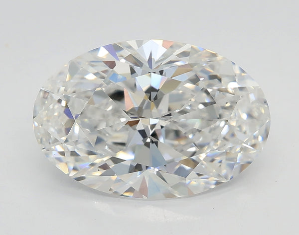 Lab-Grown 3.06 Carat Oval Shape Diamond color E Clarity VS2 With GIA Certificate, precious stones, engagement diamonds