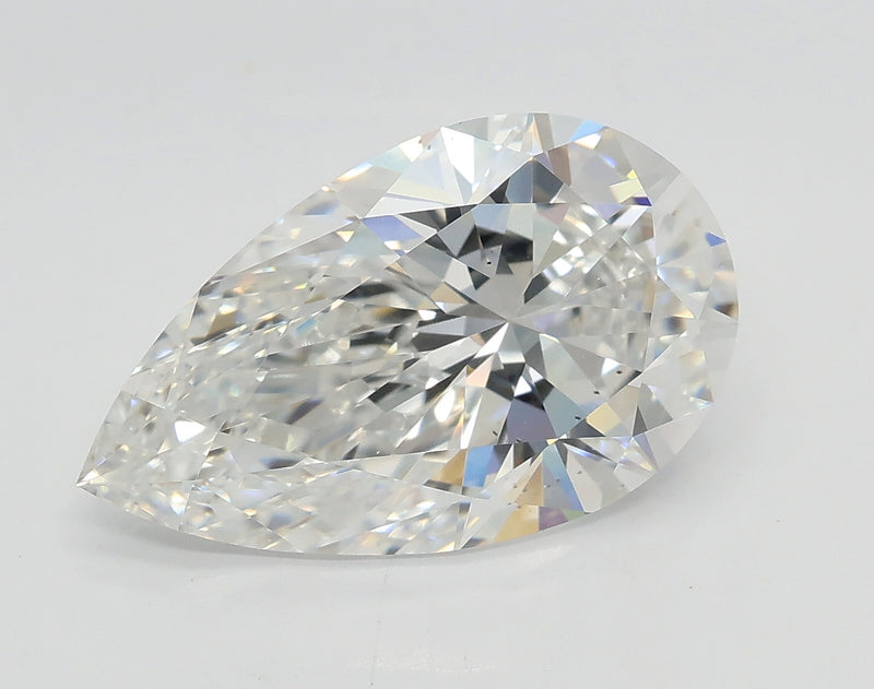 Lab-Grown 3.50 Carat Pear Shape Diamond color F Clarity VS2 With GIA Certificate, precious stones, engagement diamonds