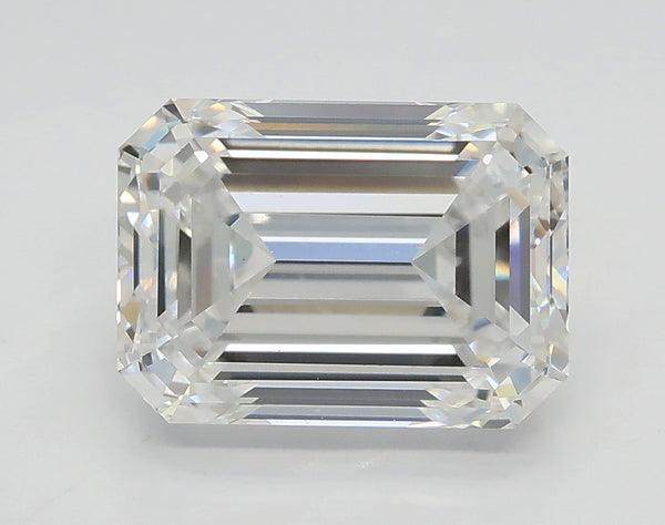 Lab-Grown 2.90 Carat Emerald Cut Diamond color E Clarity VS1 With GIA Certificate, precious stones, engagement diamonds