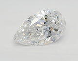 Lab-Grown 1.01 Carat Pear Shape Diamond color D Clarity SI1 With GIA Certificate, precious stones, engagement diamonds