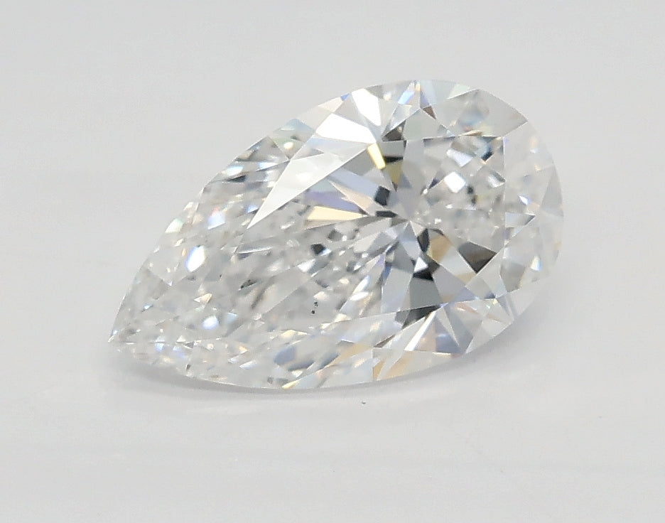 Lab-Grown 1.01 Carat Pear Shape Diamond color D Clarity SI1 With GIA Certificate, precious stones, engagement diamonds