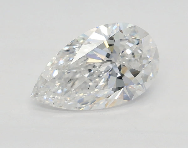 Lab-Grown 1.01 Carat Pear Shape Diamond color D Clarity SI1 With GIA Certificate, precious stones, engagement diamonds