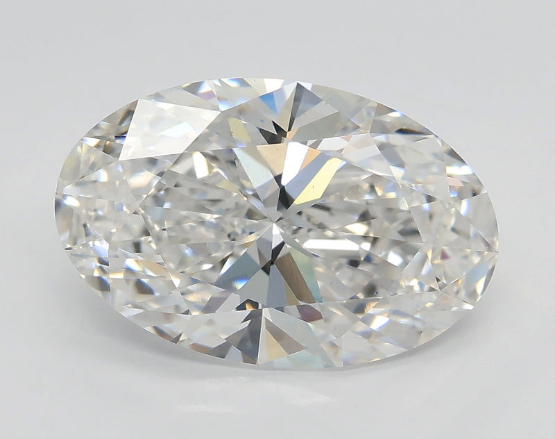 Lab-Grown 4.05 Carat Oval Shape Diamond color E Clarity VS2 With GIA Certificate, precious stones, engagement diamonds