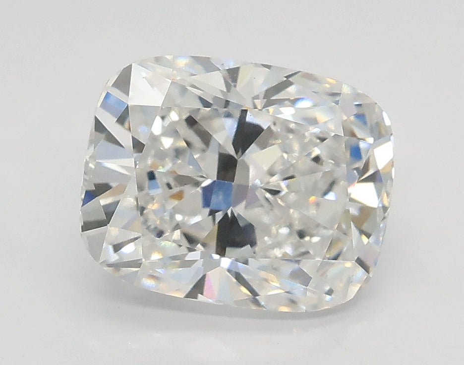 Lab-Grown 2.03 Carat Cushion Modified Brilliant Cut Diamond color E Clarity VS2 With GIA Certificate, precious stones, engagement diamonds
