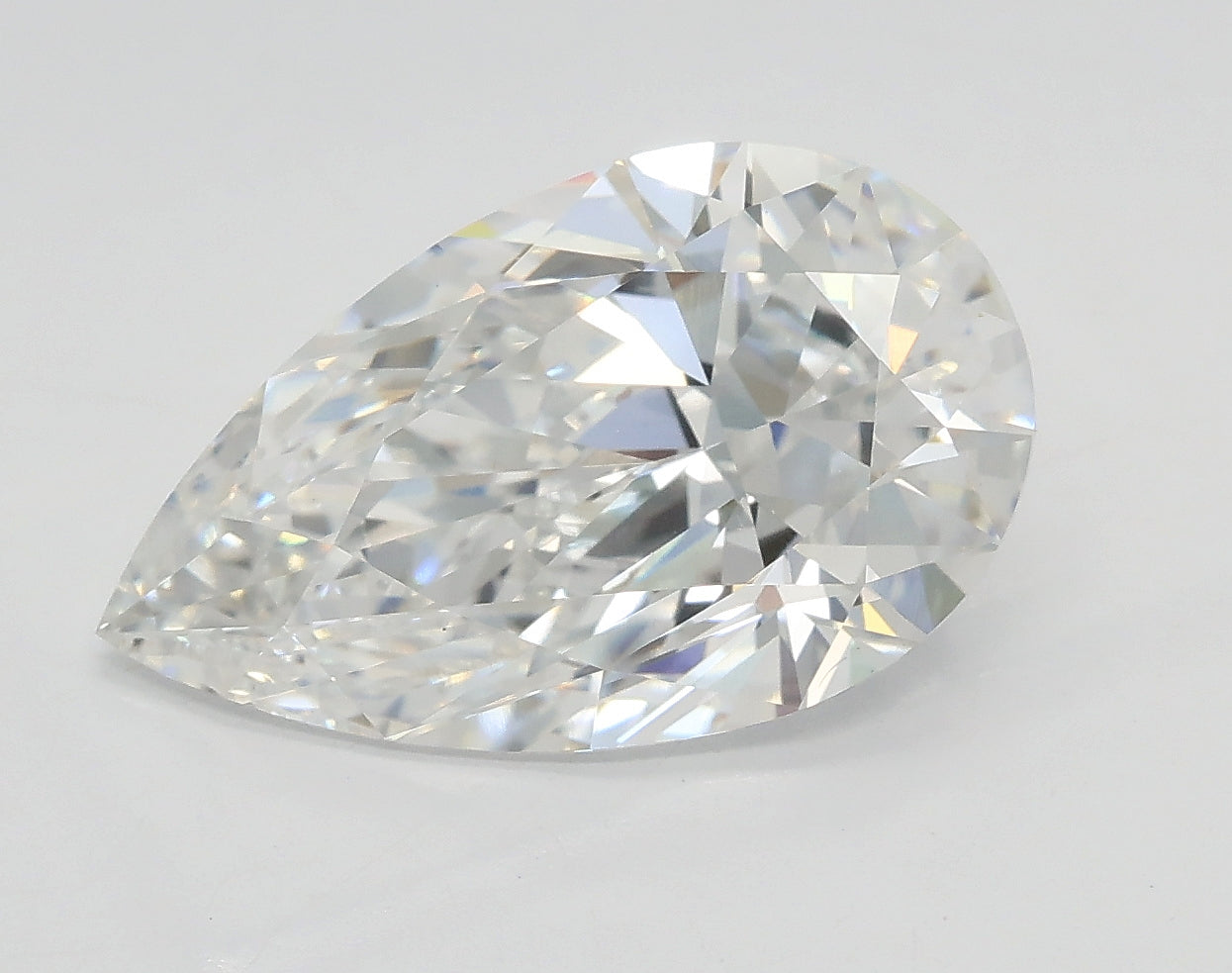 Lab-Grown 3.01 Carat Pear Shape Diamond color E Clarity VS1 With GIA Certificate, precious stones, engagement diamonds
