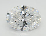 Lab-Grown 2.01 Carat Oval Shape Diamond color D Clarity VVS2 With GIA Certificate, precious stones, engagement diamonds