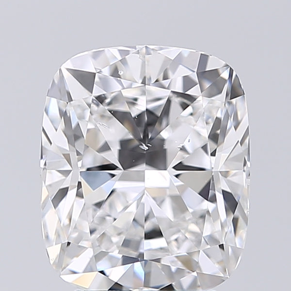 Lab-Grown 3.03 Carat Cushion Modified Brilliant Cut Diamond color E Clarity SI1 With GIA Certificate, precious stones, engagement diamonds