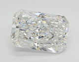 Lab-Grown 4.01 Carat Radiant Cut Diamond color E Clarity VVS2 With GIA Certificate, precious stones, engagement diamonds