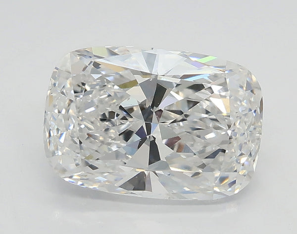 Lab-Grown 2.01 Carat Cushion Modified Brilliant Cut Diamond color D Clarity VS2 With GIA Certificate, precious stones, engagement diamonds