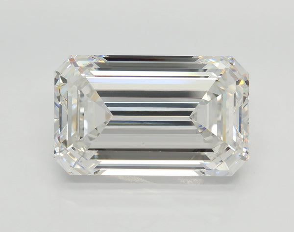 Lab-Grown 10.13 Carat Emerald Cut Diamond color E Clarity VS1, precious stones, engagement diamonds