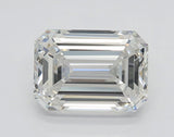 Lab-Grown 2.02 Carat Emerald Cut Diamond color E Clarity VS1 With GIA Certificate, precious stones, engagement diamonds