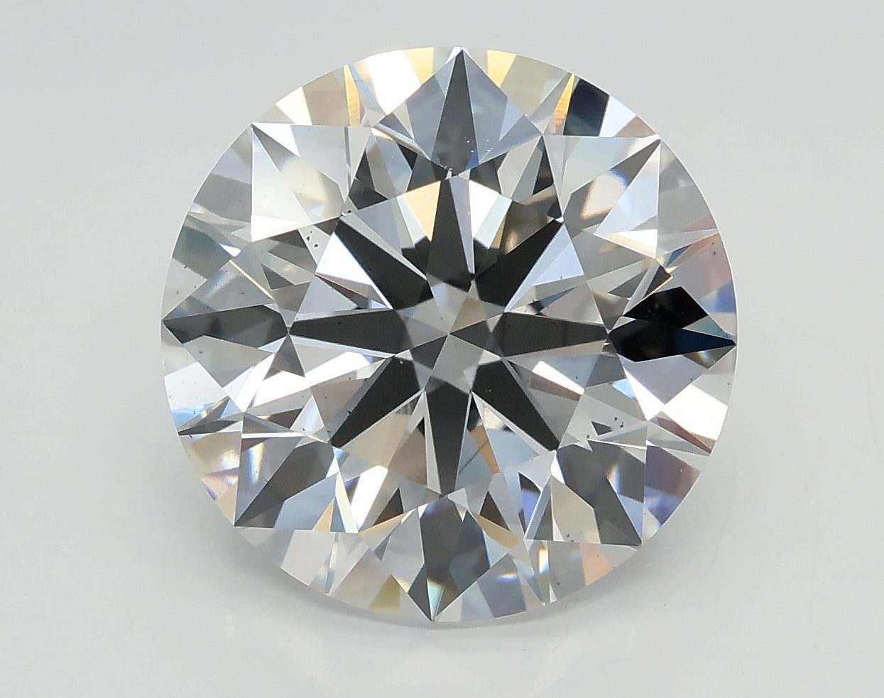 Lab-Grown 5.05 Carat Round Brilliant Diamond color F Clarity VS2, precious stones, engagement diamonds