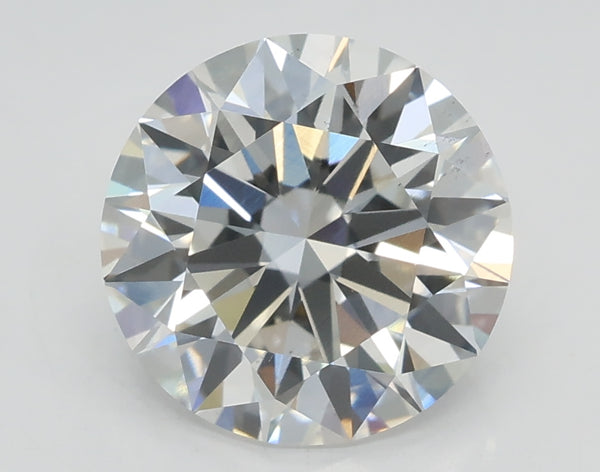 Lab-Grown 2.70 Carat Round Brilliant Diamond color F Clarity VS2, precious stones, engagement diamonds