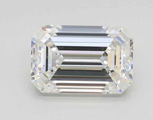 Lab-Grown 2.72 Carat Emerald Cut Diamond color F Clarity VS1 With GIA Certificate, precious stones, engagement diamonds