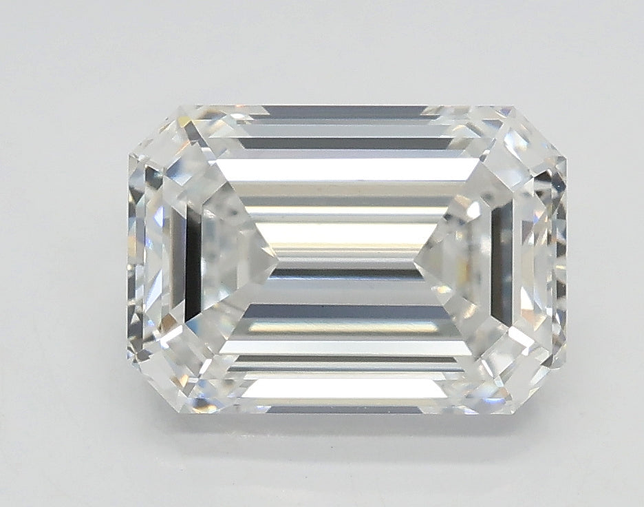 Lab-Grown 2.08 Carat Emerald Cut Diamond color E Clarity VS1 With GIA Certificate, precious stones, engagement diamonds