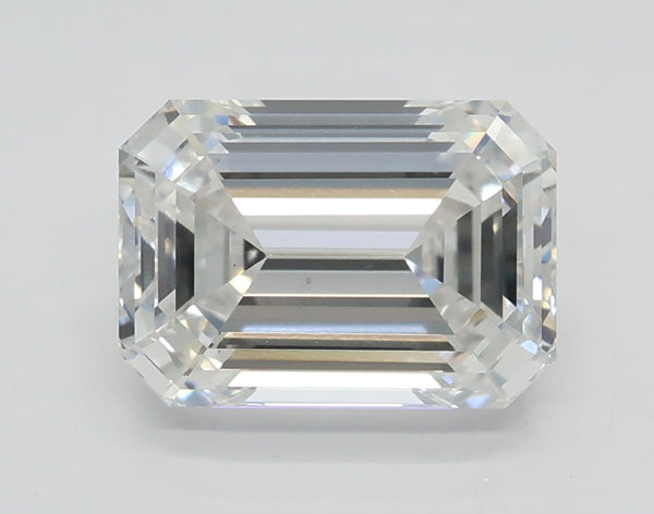 Lab-Grown 2.08 Carat Emerald Cut Diamond color E Clarity VS2 With GIA Certificate, precious stones, engagement diamonds