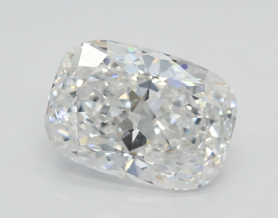 Lab-Grown 1.58 Carat Cushion Modified Brilliant Cut Diamond color D Clarity VS1 With GIA Certificate, precious stones, engagement diamonds