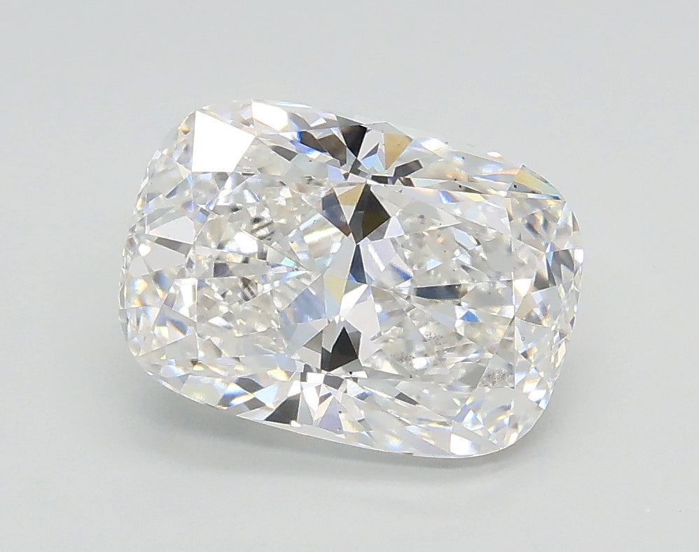 Lab-Grown 1.80 Carat Cushion Modified Brilliant Cut Diamond color E Clarity VS2, precious stones, engagement diamonds