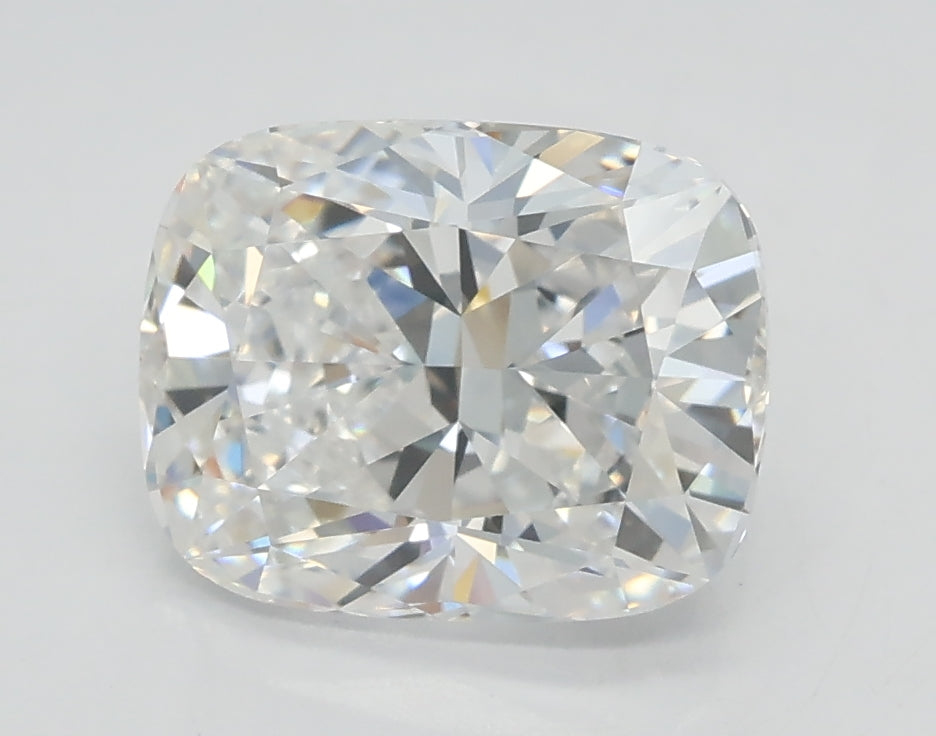 Lab-Grown 2.07 Carat Cushion Modified Brilliant Cut Diamond color E Clarity VVS2 With GIA Certificate, precious stones, engagement diamonds