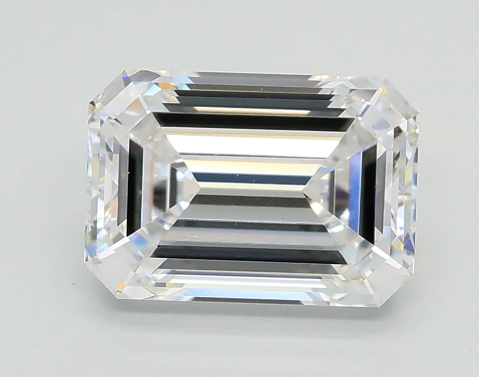 Lab-Grown 2.50 Carat Emerald Cut Diamond color D Clarity VS1, precious stones, engagement diamonds