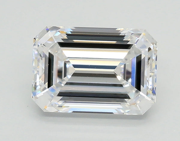 Lab-Grown 2.50 Carat Emerald Cut Diamond color D Clarity VS1, precious stones, engagement diamonds