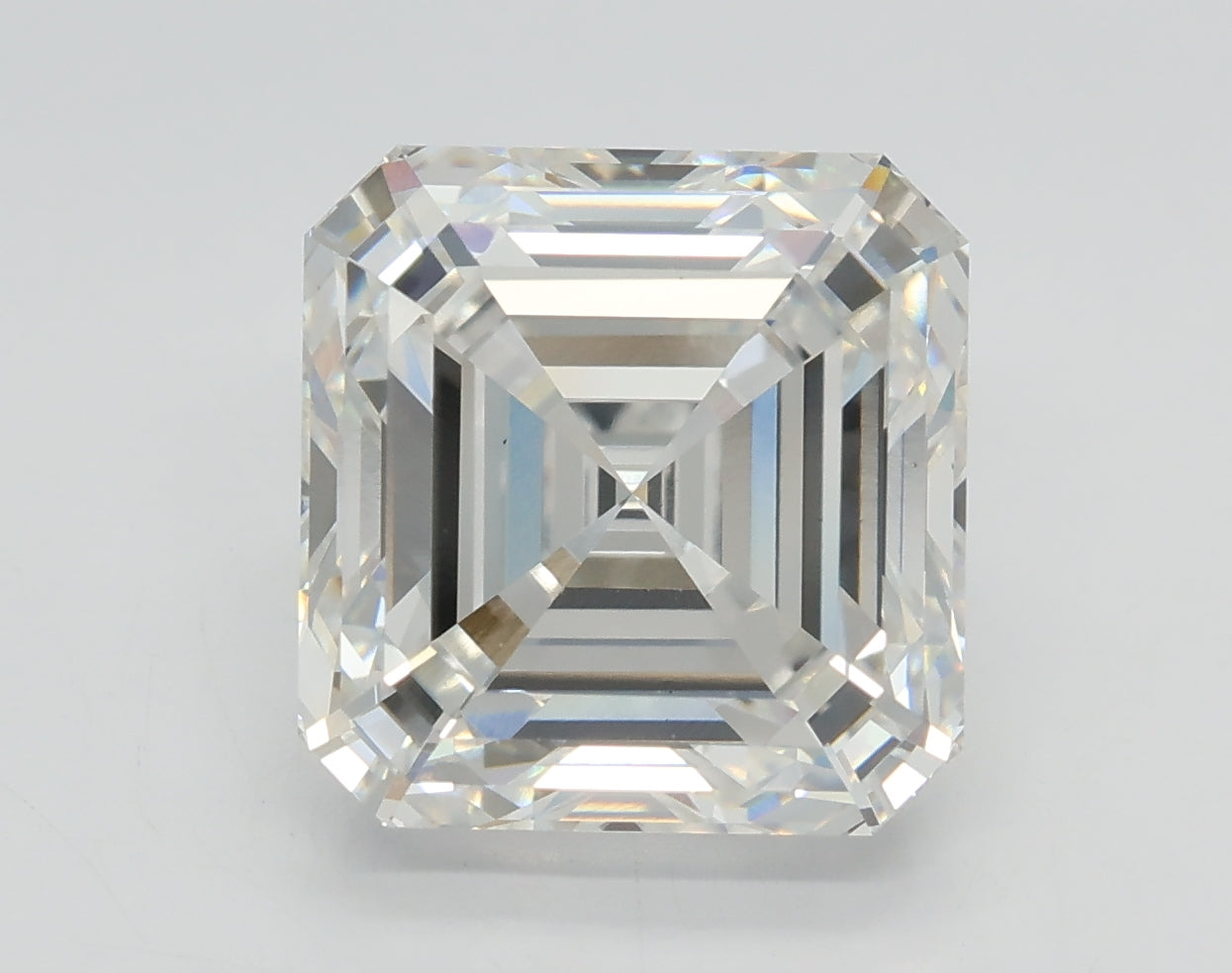 Lab-Grown 5.03 Carat Asscher Cut Diamond color G Clarity VS1 With GIA Certificate, precious stones, engagement diamonds