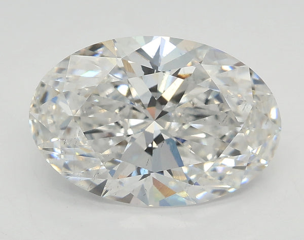 Lab-Grown 3.02 Carat Oval Shape Diamond color D Clarity SI1, precious stones, engagement diamonds