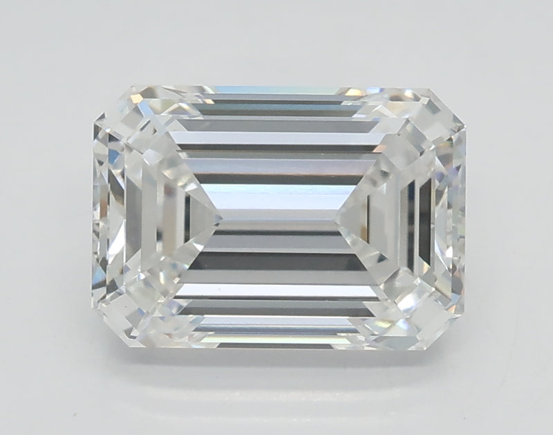 Lab-Grown 2.08 Carat Emerald Cut Diamond color E Clarity VS1 With GIA Certificate, precious stones, engagement diamonds