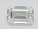 Lab-Grown 2.06 Carat Emerald Cut Diamond color D Clarity VS1 With GIA Certificate, precious stones, engagement diamonds