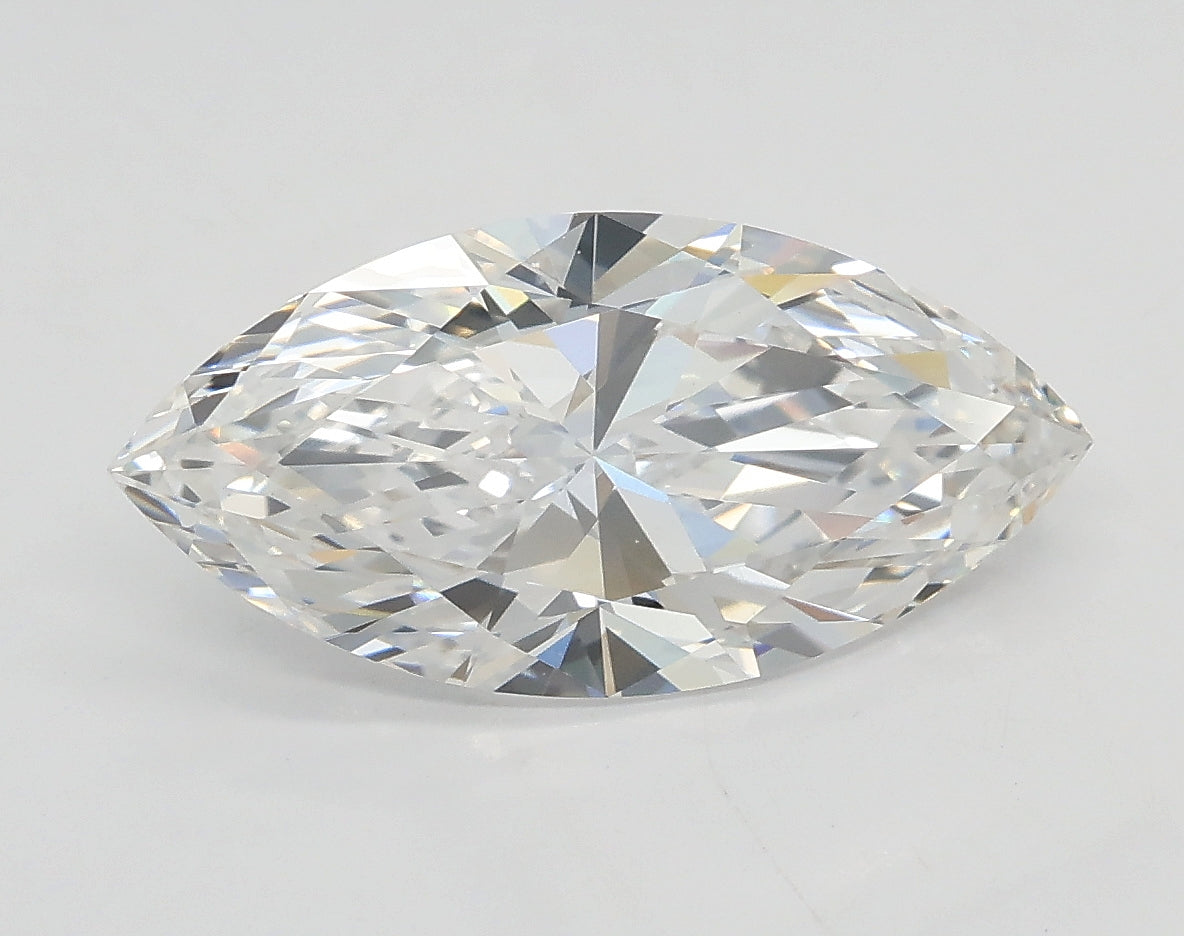 Lab-Grown 2.01 Carat Marquis Shape Diamond color E Clarity VS1, precious stones, engagement diamonds