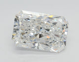 Lab-Grown 4.08 Carat Radiant Cut Diamond color E Clarity VVS2 With GIA Certificate, precious stones, engagement diamonds