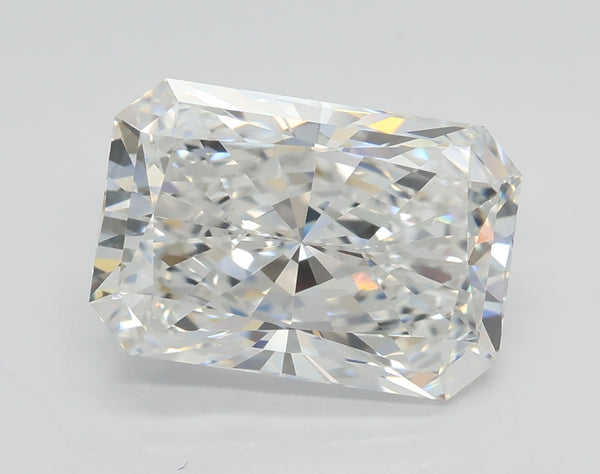 Lab-Grown 4.08 Carat Radiant Cut Diamond color E Clarity VVS2 With GIA Certificate, precious stones, engagement diamonds