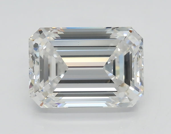 Lab-Grown 2.05 Carat Emerald Cut Diamond color E Clarity VS1 With GIA Certificate, precious stones, engagement diamonds