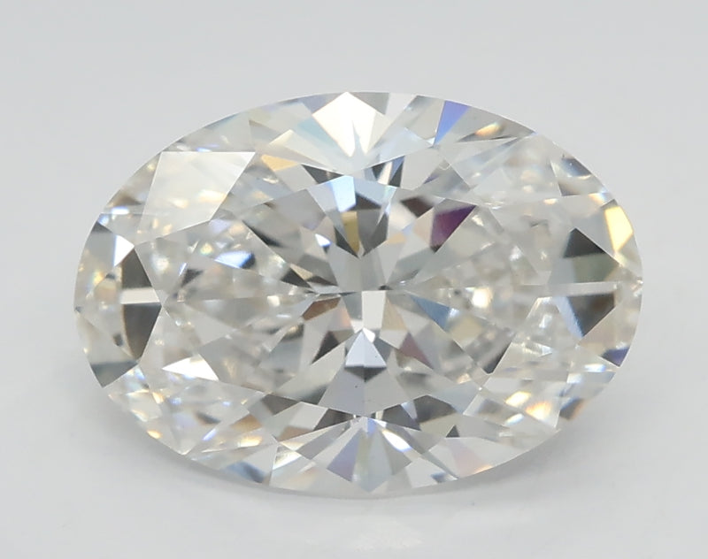 Lab-Grown 2.56 Carat Oval Shape Diamond color F Clarity VS1 With GIA Certificate, precious stones, engagement diamonds