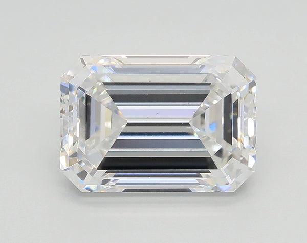 Lab-Grown 2.08 Carat Emerald Cut Diamond color E Clarity VS1 With GIA Certificate, precious stones, engagement diamonds