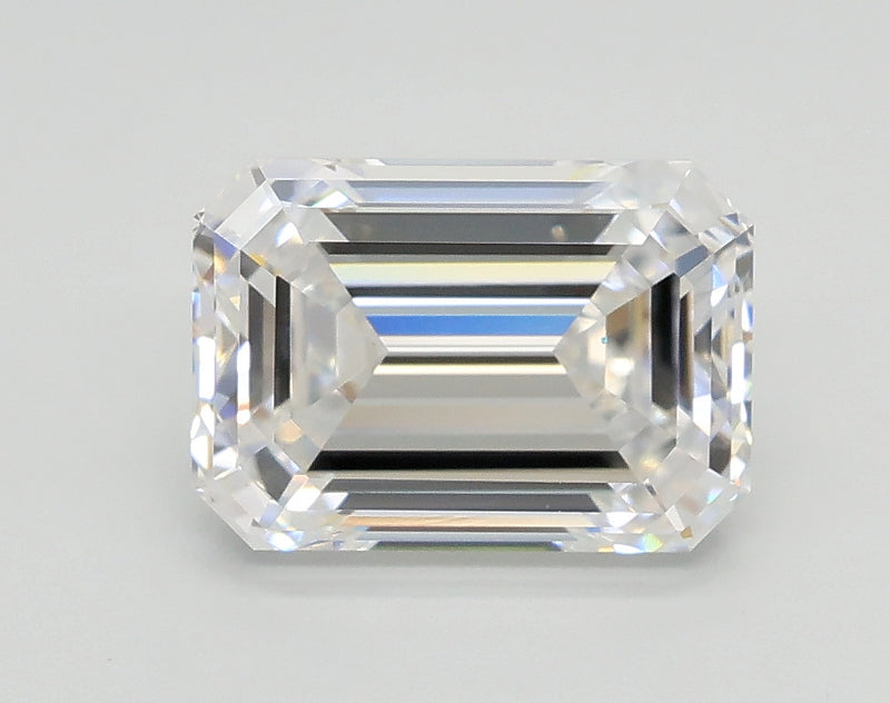 Lab-Grown 2.04 Carat Emerald Cut Diamond color E Clarity VVS2 With GIA Certificate, precious stones, engagement diamonds